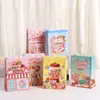 Bolsa para llevar de vacaciones transfronteriza bolsa para empaquetar ropa bolsa para regalos de fiesta de dulces bolsa de mano de papel kraft impresa venta al por mayor