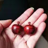 Maçã Pequena Ping An Lata de Frutas Abre com Rosca Pílulas Perfumadas Acessórios DIY Pingente Chaveiro Artesanato para Pendurar no Carro