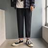 23 Pantalones Casuales de Hombre de Moda Nuevos Pantalones Casuales Rectos Simples Sueltos de Color Sólido de Moda Pantalones de Hombre hasta el Tobillo
