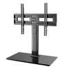 Soporte de TV para Piso Carrito Montaje Estante Soporte de Pantalla sin Taladro Base Universal para TV de Casa Móvil Ajustable