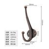 Jingmao Hardware Acessórios de Decoração para Casa Estilo Chinês Novo Gancho de Roupa Antigo Liga Antiga Gancho de Duas Furações Grande Guarda-Roupa
