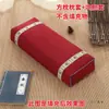 Funda de Almohada Cuadrada Almohada Funda de Almohada Cuero Almohada de Cuero Funda de Núcleo de Almohada de Cuero Sin Relleno Cremallera Única Funda de Almohada de Palacio Funda de Almohada para Columna Cervical