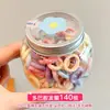 Coloridos pasadores de pelo de pulgar estilo coreano para niños y niñas, lindas diademas, dulces cordones para el pelo de niños, gomas elásticas de alta elasticidad, accesorios para el pelo