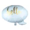 Nova caixa de diálogo HelloBaby balão de alumínio festa de aniversário infantil bebê ano de idade banquete arranjo balão