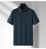 Camisa Polo de Nylon Hilo de Hielo Sin Costuras para Hombre de Manga Corta Fina para Aire Acondicionado Camisa Polo con Cuello Polo Uniforme de Equipo para Hombre Uniforme de Trabajo Personalización