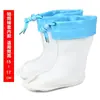 Cubiertas de Algodón Gruesas para Zapatos de Lluvia Infantiles, Cubiertas de Algodón Cálidas para Botas de Lluvia de Bebés, Niños y Niñas, Forro Interior para Zapatos de Agua, Cubiertas para Botas de Agua Infantiles Pequeñas y Medianas