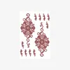 Nuevo Pegatina de Tatuaje de Henna Transfronterizo Tatuaje de Henna Floral Oscuro Tótem Mano Dorso Impermeable Femenino