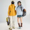 Chaqueta exterior a juego de marca para mujer, tres en uno, otoño e invierno, cortavientos para hombre, impermeable, conjunto desmontable de dos piezas para montañismo