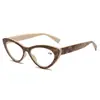 Comercio exterior transfronterizo europeo y americano nueva tendencia de moda personalidad vanguardia damas ojo de gato retro gafas de lectura