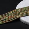 Cuentas sueltas con agujero recto y cilindro de 4 x 13 mm de largo, venta al por mayor, cuentas de piedra multicolor opcionales, joyería y ropa