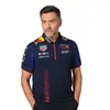 2026 Novo Produto Camiseta Uniforme Equipe F1 Camisa de Ciclismo de Corrida Camisa Polo de Manga Curta Masculina Secagem Rápida Verão Trabalho Roupa de Carro 2