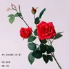 Rosas Simuladas con un Toque de Lujo, Flores Artificiales Realistas para Paisajismo y Decoración, Materiales Florales para Bodas, Flores Artificiales de Rosa para Bodas, Venta al por Mayor de Arte Floral