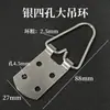 Ganchos de Metal para Marcos de Fotos, Clips Colgantes de Cuatro Agujeros para Placas, Pinturas Decorativas, Marcos de Óleo, Anillos Colgantes, Fotos de Bodas, Colgadores Grandes de Cuatro Agujeros