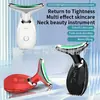 Dispositivo de belleza para el cuello de 7 colores y 3 colores transfronterizo, masajeador lifting de luz de color, dispositivo de belleza calefactor para eliminación de arrugas y reducción de arrugas, comercio exterior