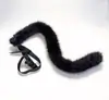 Adereço de cauda de tigre para cosplay de Halloween, orelhas e cauda de animal de pelúcia feitas à mão com estampa de tigre, adereço de cosplay, pelo de raposa de pelúcia