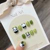 Serie de dibujos animados linda Yihe Nail Art Armadura usada a mano Corta pintada a mano Amasado Lindas tabletas de fototerapia para arte de uñas