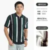 Camisa Polo de Punto de Manga Corta para Hombre Transfronteriza Europea y Americana, Camisa Polo de Negocios Casual de Gama Alta para Verano