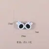 Pinza para el pelo de gafas de sol de animal de dibujos animados lindo accesorio de resina DIY hecho a mano creativo lindo material de decoración para gafas