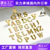 Decoração para Casa Quente Transfronteiriça Espelho Acrílico Letras Eva Alfabeto Inglês Decoração Adesivos de Parede Criativos Adesivos de 26 Letras