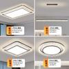 WowMain Luz de Teto Retangular Atmosférica Simples Moderna de Luxo Alto Acoplamento Pacote