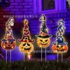 Placa Popular de Halloween da Amazon com Fantasma e Elementos de Terror de Abóbora para Decoração de Festa