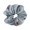 Scrunchie Bordado de Cereja Doce e Fofo, Elástico de Cabelo Elegante e Estiloso para Mulheres
