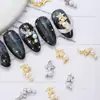 Joyería para uñas de estrella y luna nueva de网红 (Net Red), diamantes de alto color, perlas, estrella y luna, decoraciones de uñas diy, venta al por mayor