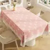 Toalha de Mesa Retangular Impermeável à Prova de Óleo Lavável Resistente ao Calor Toalha de Mesa Ambiance 2026 Novo Estilo Estilo Ins Capa para Mesa de Centro