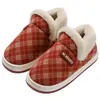 Sapatos Antigos de Algodão Femininos Inverno Quente Cixi Uso Doméstico Antiderrapante Solado Grosso Salto Coberto de Veludo Masculino Pode Ser Usado Fora 2026 Pantufas de Algodão