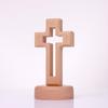 Ventas Directas de Fábrica Madera de Haya Cruz Suministros para la Iglesia Adornos de Pascua de Madera Cruz de Haya Tallada Venta al por Mayor