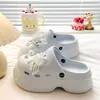 Versátil Elevación de Altura para Personas Bajitas, Zuecos para Caminar al Aire Libre, Tendencia de Celebridades de Internet, EVA, Hace que las Piernas Parezcan Más Largas, Zapatos Perforados
