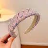 La corona alta hace que la cara se vea más pequeña diadema de ala ancha para mujer estilo coreano pinza para el pelo accesorio para el pelo 2026 nuevo estilo diadema de lazo accesorio para el pelo