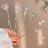 Nuevo Pasador de Bambú con Borla Estilo Chino Retro Tendencia Nacional Forma de Abanico para Mujer 2024 Nuevo Moda Más Vendida Elegante Estilo Antiguo Pasador