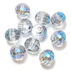 Atacado de Fabricante Pingente de Perfume para Carro Acessórios de Elástico de Cabelo Cristal DIY Contas para Pulseira 14mm Furo Grande Globo de 96 Lados