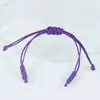 Pulsera semiacabada DIY y cordón de nudo tejido a mano con cuentas y cierre de seguridad, cordón rojo para el año del zodiaco, en stock