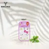 Frasco Recarregável 50ml com Padrão de Desenho Animado Impresso para Desinfecção com Álcool, Frasco Spray Portátil Estilo Cartão, Frasco Recarregável para Perfume, Portátil