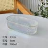 Tazón Ovalado de Vidrio Resistente al Calor Estilo Ins para Adultos, Yogur, Ensalada de Frutas, Vajilla de Postre, Suministro Transfronterizo