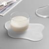 Cyber Celebrant Cloud Glass Tea Mat Transparente PVC Vidro Macio Cyber Celebrant Bandeja Pequena Criativa Café Isolamento Térmico Tapete De Jantar