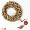 Pulsera de sándalo verde sudamericano al por mayor de fábrica 108 cuentas Sándalo sagrado hombres y mujeres joyería de madera de sándalo rosario