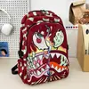 Mochila Pronta para Uso Transfronteiriço do Fabricante com Estampa Completa de Tubarão para Alunos do Ensino Fundamental e Médio e Crianças com Redução de Carga Mochila Personalizada de Grande Capacidade