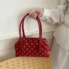 Bolsa de bowling moderna estilo coreano para mulheres, novo modelo 2026, poá, bolsa de ombro de grande capacidade, bolsa almofada da moda para o dia a dia
