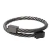 Comércio exterior fornecimento joia tendência retrô personalidade aço inoxidável enrolamento geométrico pulseira pulseira acessórios atacado masculino