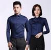 Camisa elástica de fibra de bambu para homens e mulheres, processamento de cor sólida, personalizado, antirrugas, sem passar roupa, compra em grupo OEM, macacão, camisa