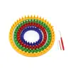 Manual de tejido de bufanda y gorro, hilo de lana, suéter de punto, herramienta sencilla, tutorial básico de entrega rápida