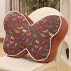 Almohada de Respaldo Lumbar con Forma de Mariposa Estilo Retro para Cama, Cojín para Asiento de Sofá, Almohada para Descanso en Oficina, Almohada para Dormir