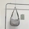 2025 Bolso de Hombro Nuevo Bolso Dumpling Estilo Deportivo para Mujer Japonés Simple Gran Capacidad Versátil Bolso Cruzado de Nylon