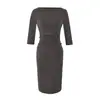 Vestido Rachel de un solo hombro, ajustado al cuerpo, bodycon para mujer, nueva colección otoño 2026, elegante, sexy y ceñido, de manga media