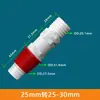 Adaptador Plástico para Mudança de Tamanho de Mangueira, Conector Reto de Duas Vias para Tubos de Água, Conector Reto com Barbante 6/8/10/12mm