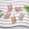 Nuevos Accesorios de Resina DIY de Mariposas de Colores Materiales Hechos a Mano Pegamento de Crema Funda para Teléfono Móvil Imán para Refrigerador Hebilla Decorativa para Zapatos