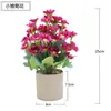 Estilo Ins Flor Artificial de Camomila Flor Artificial de Margarida Decoração de Casamento Casa Pequena Flor Silvestre de Crisântemo Flor de Seda Decoração de Mesa Flor